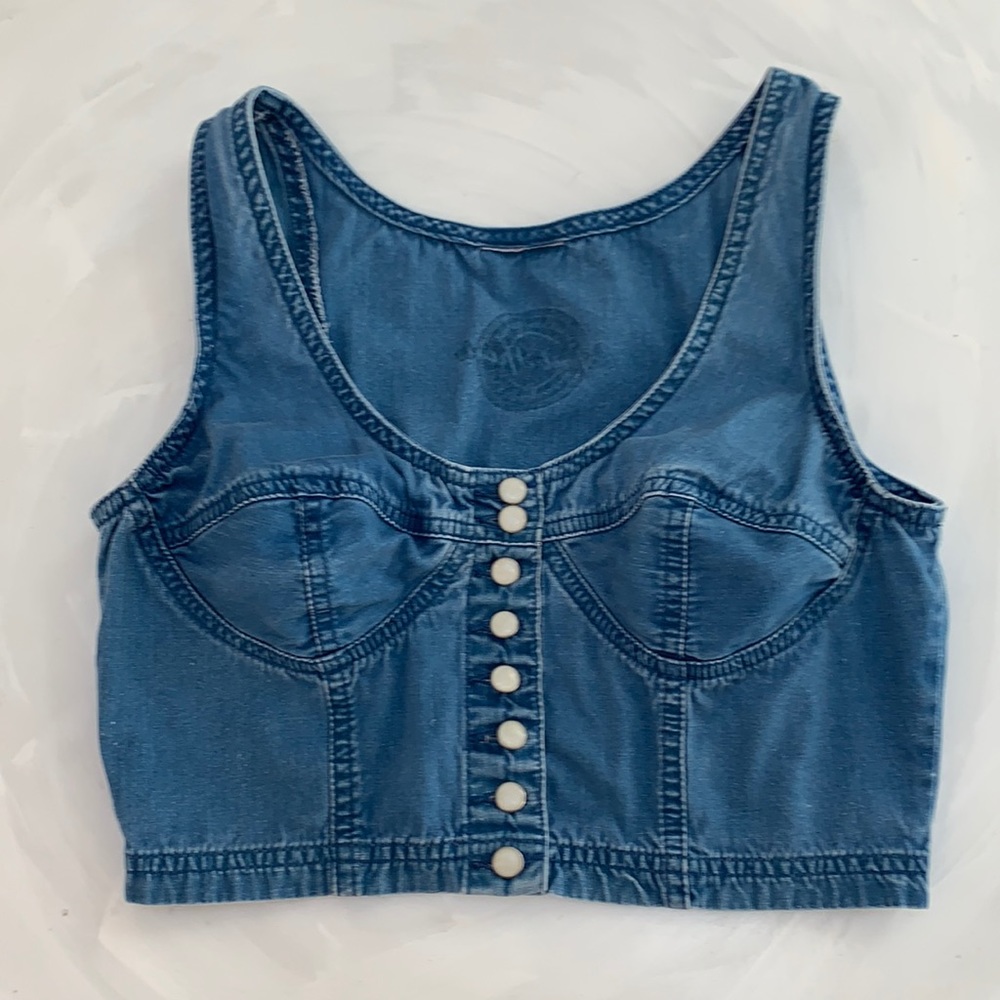 Vintage denim top